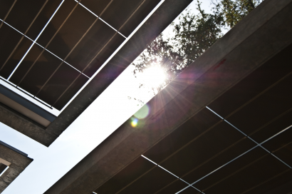 des panneaux solaires
