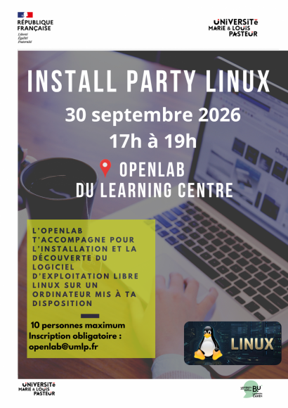 L'openlab t'accompagne pour installer Linux sur ton ordi ou sur un ordi mis à disposition