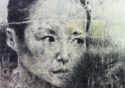 Peinture d'un visage