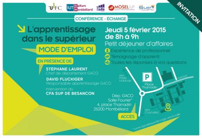 Invitation petit déjeuner apprentissage