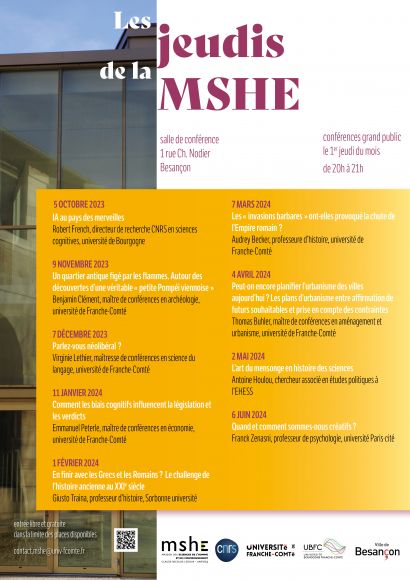 Les jeudis de la MSHE