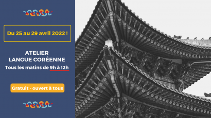 Atelier coréen vacances de pâques 2022