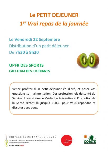 Petit déjeuner à l'U-Sports avec le SUMPPS