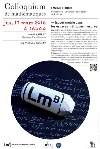 Affiche de l'exposé