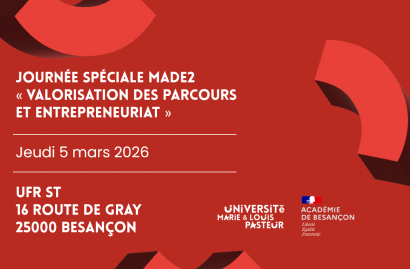 Journée spéciale « Valorisation des parcours et entrepreneuriat dans les MADe » 