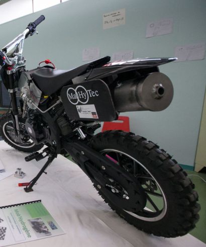 Moto fabriquée à l'IUT Besançon-Vesoul