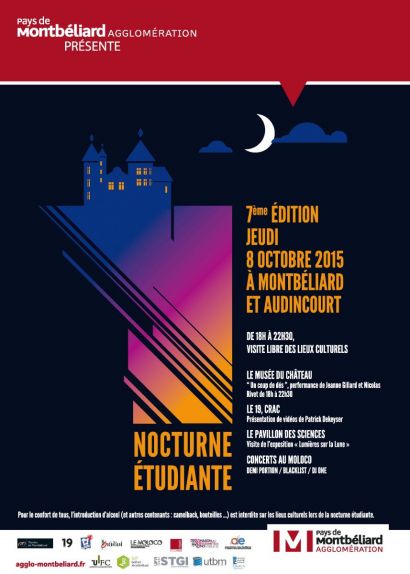 Nocturne étudiante: découverte festive des lieux culturels du Pays de Montbéliard