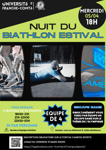 Biathlon estival avec Campus Sports