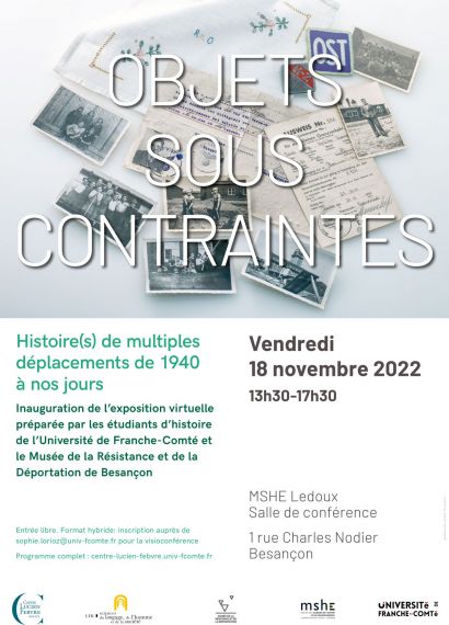 Journée d'étude Objets sous contraintes