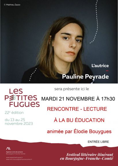 rencontre avec PAULINE PEYRADE