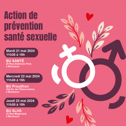 Post santé sexuelle à Besançon