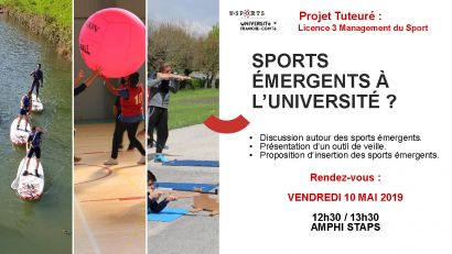 Sports émergents à l'Université