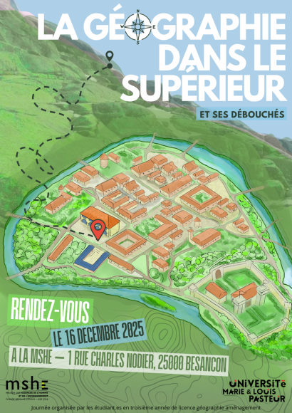 Journée de découverte géographie dans enseignement supérieur