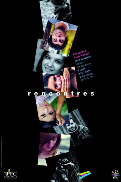 Affiche de l'exposition "Rencontres"
