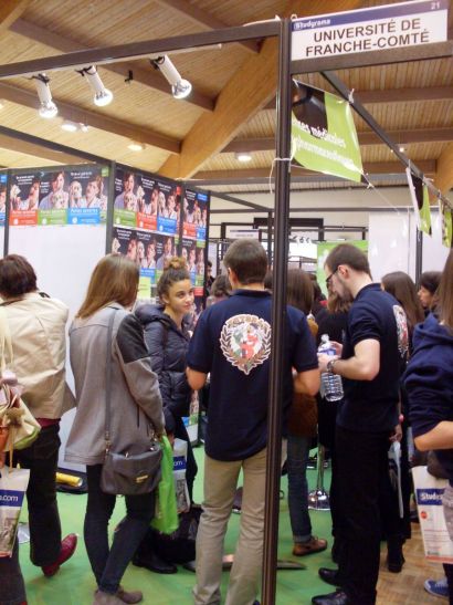 Photo du stand UFC à Studyrama en 2014
