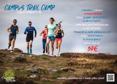 affiche campus trail camp