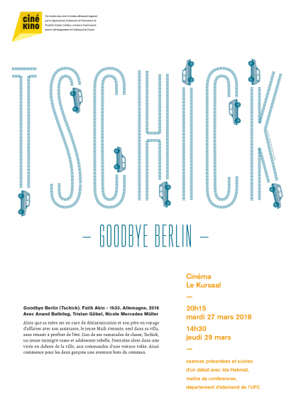Affiche Tschick par Jacky Frossard