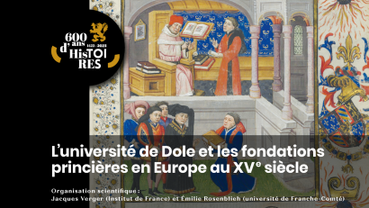 Affiche du colloque du 22 et 23 juin