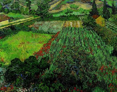 Tableau "Champ de coquelicots" de Vincent van Gogh