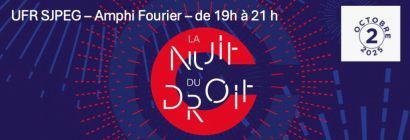 Nuit du droit à l'UFR SJEPG, battle juridique 2 octobre 2025 de 19h à 21h