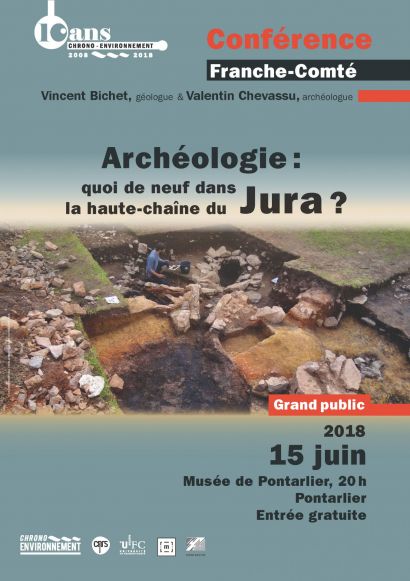 Affiche conférence archéologie Pontarlier