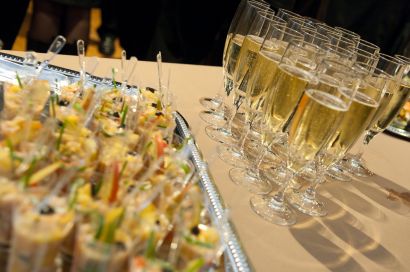 Verrines et champagne