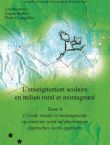 Couverture du livre L&#039;enseignement scolaire en milieu rural et montagnard - Tome 6