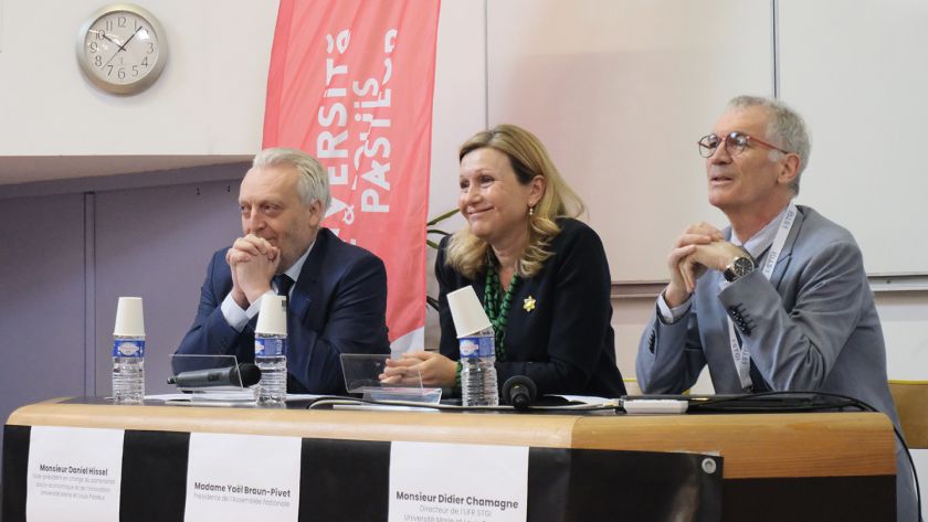 Rencontre avec la Présidente de l'Assemblée Nationale - 21 mars 2025 | UFR STGI