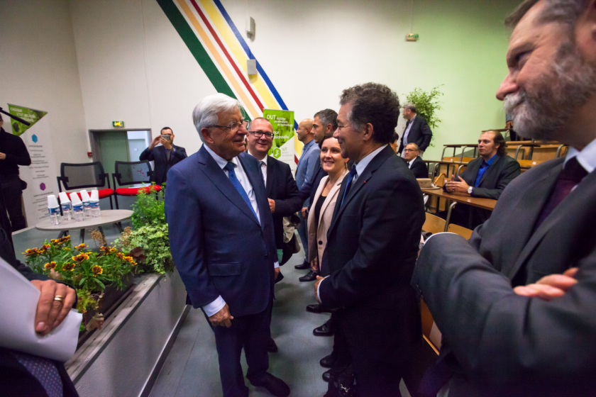 Jean-Pierre Chevènement et Jacques Bahi