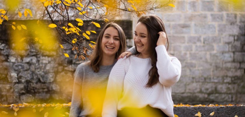 Portrait des deux étudiantes
