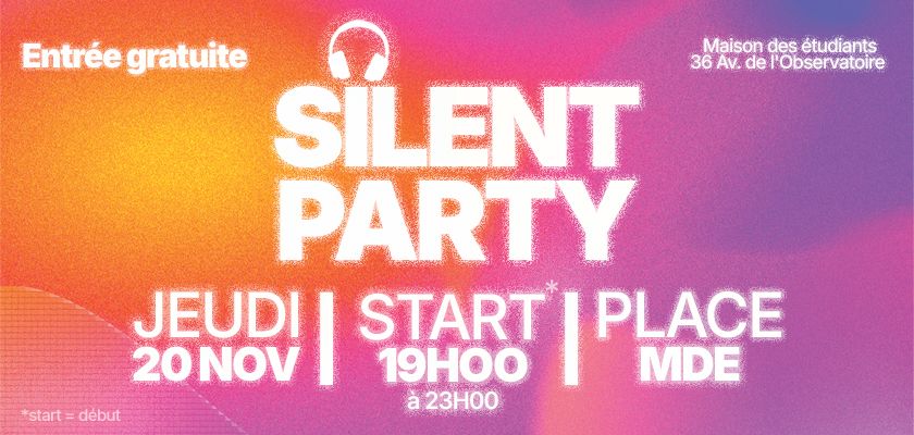 Affiche Silent Party