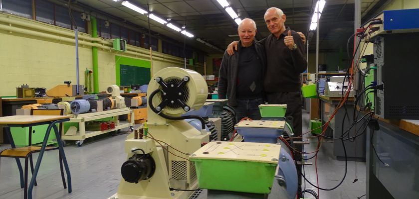 Retour sur les bancs de l'IUT pour Gérard Mougin et François Hoffmann, promo GEII