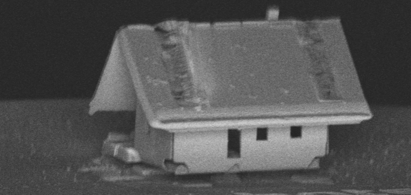 Vue microscopique de la micromaison