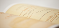 Texte dans un livre