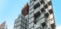 La Nakagin Capsule Tower à Tokyo