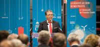 Jacques Bahi pendant son discours