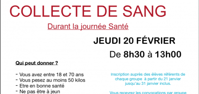 Affiche don du sang
