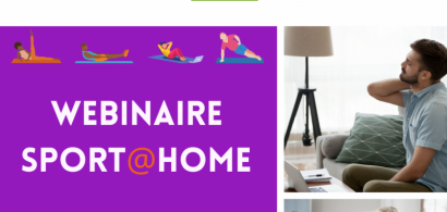 Webinaire Sport@home : l'activité physique à domicile pour lutter contre la sédentarité