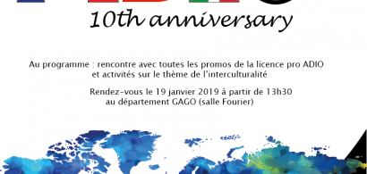 10 ans déjà pour la licence pro ADIO de l’IUT !