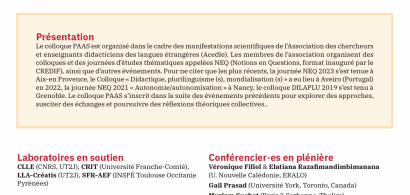Pratiques artistiques et approches sensibles en didactique des langues-cultures