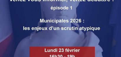 Municipales 2026: les grands enjeux d'un scrutin atypique - Venez en débattre à la Bouloie (conférence débat/vernissage/jeu de piste)
