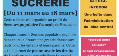 Affiche collecte chasse aux oeufs SPF