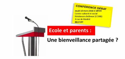 Conférence Ecole et parents : une bienveillance partagée ? avec Eric Debarbieux