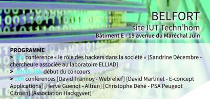 2ème hackathon du département Informatique de l'IUT de Belfort-Montbéliard