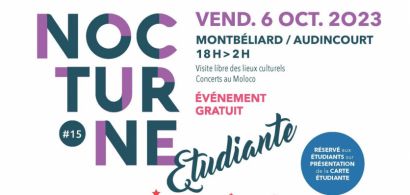 Affiche Nocturne Etudiante 2023