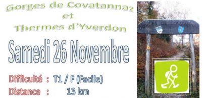 Affiche Randonnée Yverdon les Bains