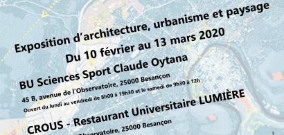 vue aérienne de Besançon