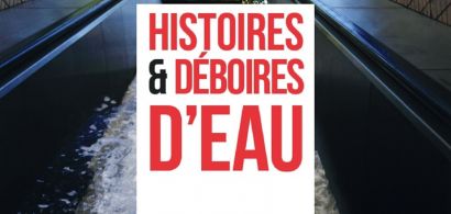 cascade d'eau et dates d'exposition à la bibliothèque de campus de Montbéliard : du 20 octobre au 12 décembre