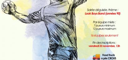 Affiche nuit du handball