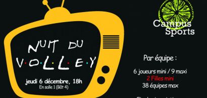 Affiche Nuit du volley